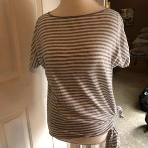 Michael Kors side-tie shirt.